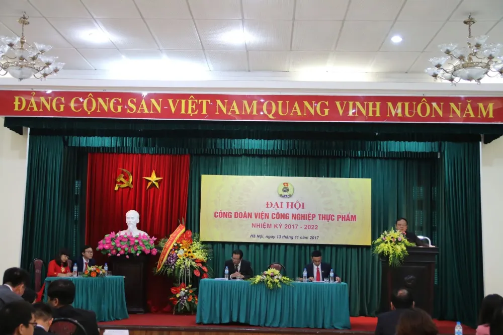 Đại Hội Công Đoàn Viện Công Nghiệp Thực Phẩm, Nhiệm Kỳ 2017-2022
