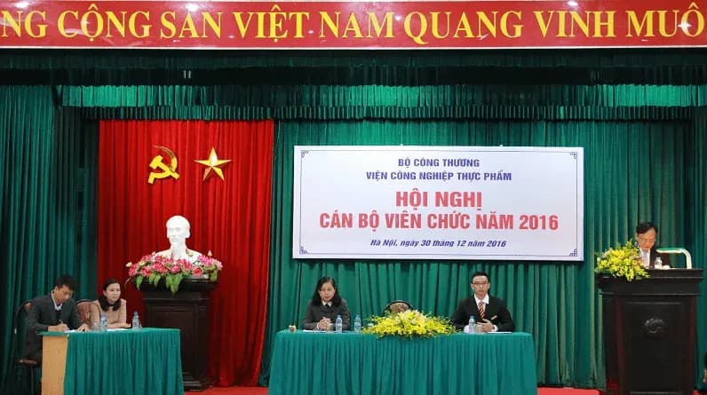 Hội Nghị Cán Bộ Viên Chức Viện Công Nghiệp Thực Phẩm Năm 2016