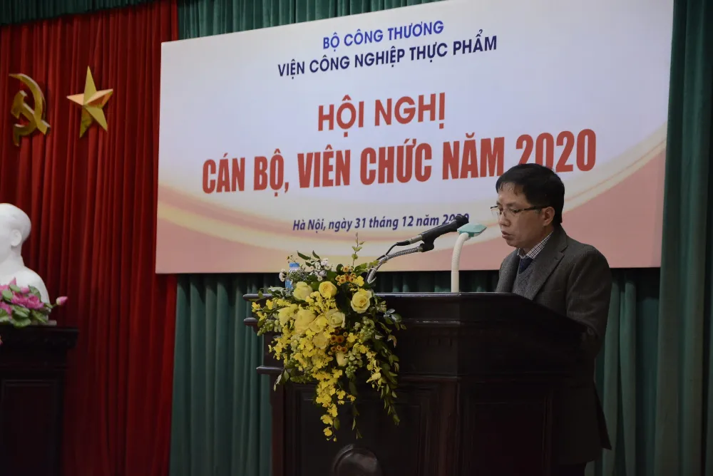 Hội Nghị Cán Bộ, Viên Chức Viện Công Nghiệp Thực Phẩm Năm 2020