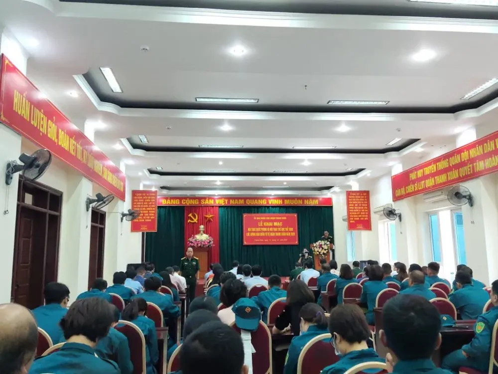 Hội Thao Quốc Phòng Và Thể Thao Lực Lượng Dân Quân Tự Vệ Quận Thanh Xuân