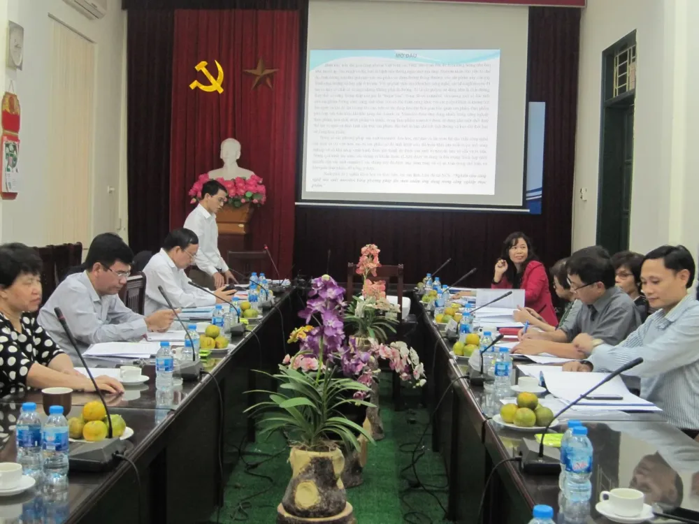 Lễ Bảo Vệ Luận Án Tiến Sỹ Cấp Viện Của Nghiên Cứu Sinh Đỗ Trọng Hưng