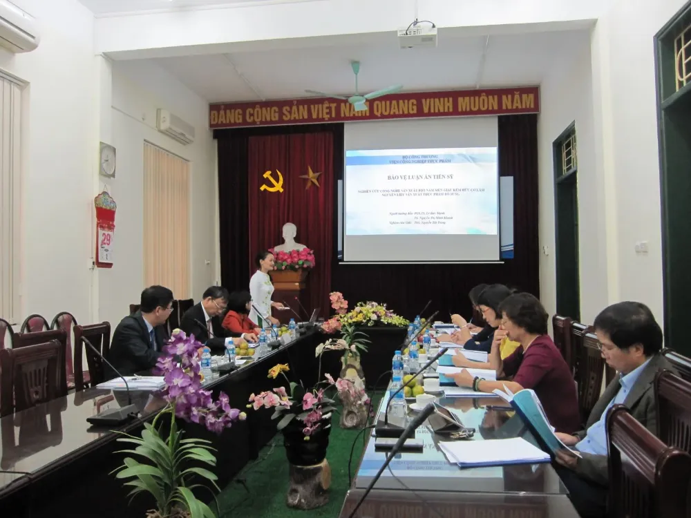 Lễ Bảo Vệ Luận Án Tiến Sỹ Cấp Viện Của Nghiên Cứu Sinh Nguyễn Thị Trang