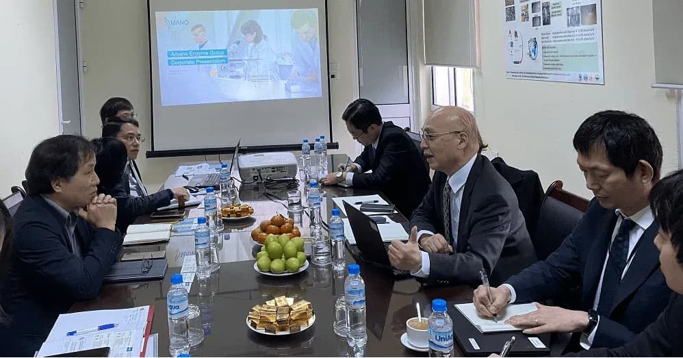 Tập Đoàn Amano Enzyme, Nhật Bản Đến Thăm Và Làm Việc Tại Viện Công Nghiệp Thực Phẩm