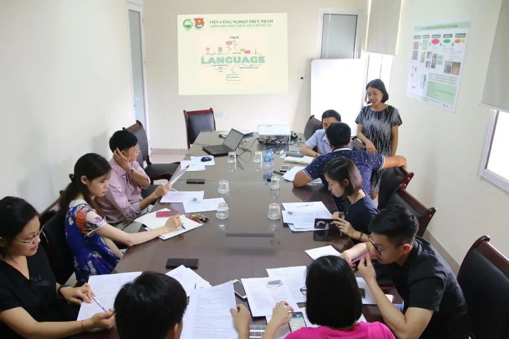 Viện Công Nghiệp Thực Phẩm Tổ Chức Các Lớp Bồi Dưỡng Tiếng Anh Cho Cán Bộ